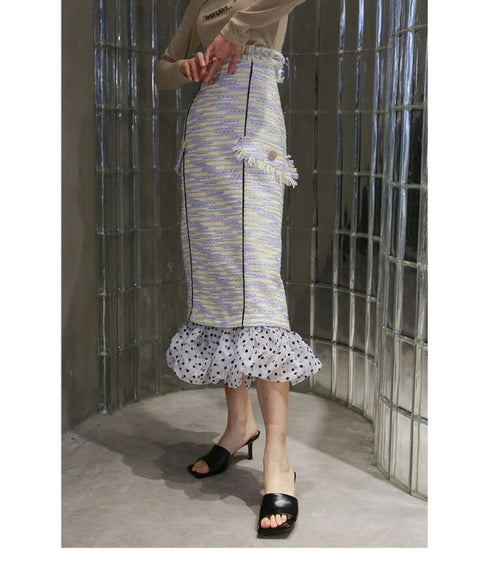Tweed Mermaid Skirt
